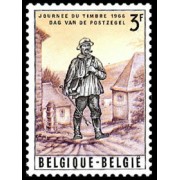 Bélgica - 1367 - 1966 Día del sello Cuadro de Thiriar Trabajador rural Lujo