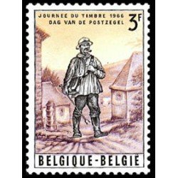Bélgica - 1367 - 1966 Día del sello Cuadro de Thiriar Trabajador rural Lujo Bélgica - 1367 - 1966 Día del sello Cuadro de Thiriar Trabajador rural Lujo