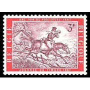 FAU5/S Bélgica Belgium  Nº 1413   1967   Día del sello Correo a caballo Lujo