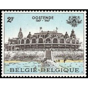 Bélgica - 1418 - 1967 7º Cent. estatuto de Ostende El viejo Kursaal Gravado Lujo