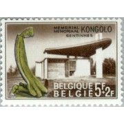 Bélgica - 1420 - 1967 Memorial a los muertos del Congo Escultura Lujo