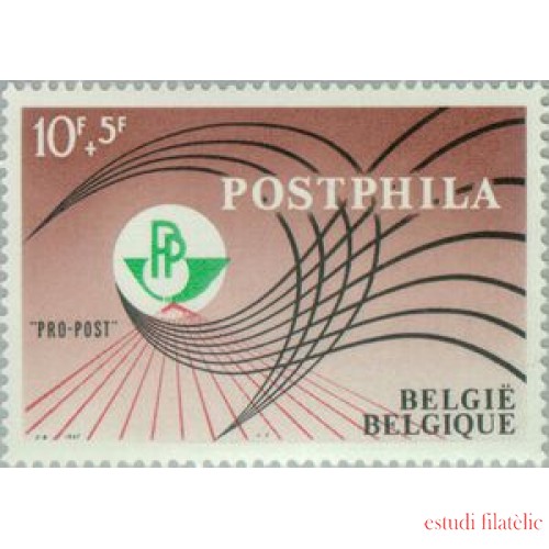 Bélgica - 1435 - 1967 Exposición filatélica Postphila