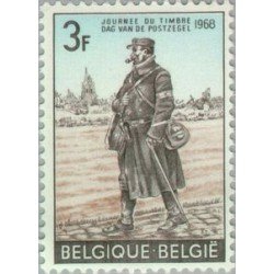 Bélgica - 1445 - 1968 Día del sello Cartero de la guerra Lujo Bélgica - 1445 - 1968 Día del sello Cartero de la guerra Lujo