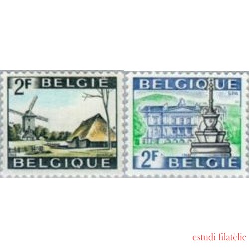 Bélgica - 1461/62 - 1968 Serie turística Lujo