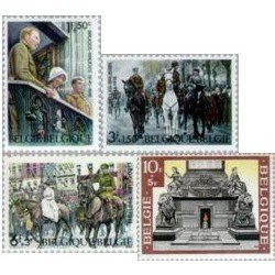 Bélgica - 1474/77 - 1968 50º Aniv. de armisticio Lujo Bélgica - 1474/77 - 1968 50º Aniv. de armisticio Lujo