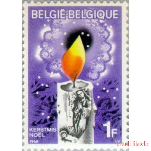 Bélgica - 1478 - 1968 Navidad Vela Lujo