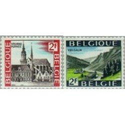 Bélgica - 1503/04 - 1969 Serie turística Lugares Paisaje Lujo Bélgica - 1503/04 - 1969 Serie turística Lugares Paisaje Lujo
