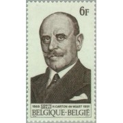 Bélgica - 1512 - 1969 Cent. del político Henry Carton de Wiart Lujo