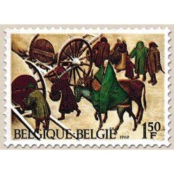 Bélgica - 1517 - 1969 Navidad Cuadro de Breughel L Bélgica - 1517 - 1969 Navidad Cuadro de Breughel L