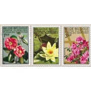 Bélgica - 1523/25 - 1970 Florales de Gand Lujo
