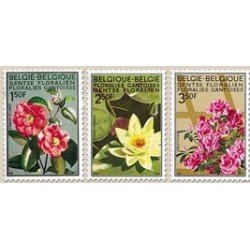Bélgica - 1523/25 - 1970 Florales de Gand Lujo Bélgica - 1523/25 - 1970 Florales de Gand Lujo