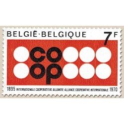 Bélgica - 1536 - 1970 75º Aniv. Alianza cooperativa inter. Lujo Bélgica - 1536 - 1970 75º Aniv. Alianza cooperativa inter. Lujo