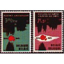 Bélgica - 1539/40 - 1970 Resistencia y liberación de los campos Lujo Bélgica - 1539/40 - 1970 Resistencia y liberación de los campos Lujo