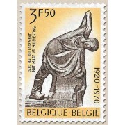 Bélgica - 1554 - 1970 50º Aniv. de la Sociedad nacional de la vivienda Escultura Lujo