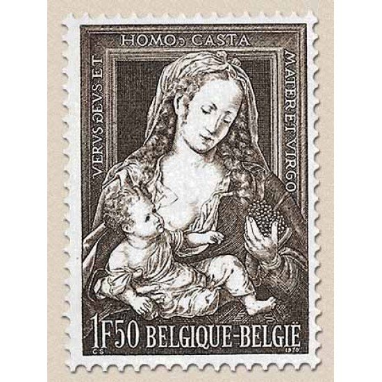 Bélgica - 1556 - 1970 Navidad Virgen y el niño Lujo Bélgica - 1556 - 1970 Navidad Virgen y el niño Lujo