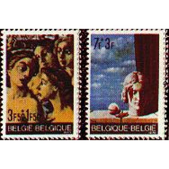 Bélgica - 1564/65 - 1970 Solidaridad Obras Lujo Bélgica - 1564/65 - 1970 Solidaridad Obras Lujo