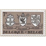 Bélgica - 1566 - 1970 Anexión de Eupen, Malmédy y Saint-Vifh a Bélgica Escudos Lujo