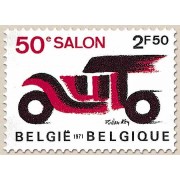 Bélgica - 1568 - 1971 50º Salón del automóvil Lujo