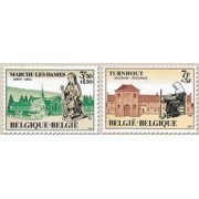 Bélgica - 1571/72 - 1971 Sorteo obras filantrópicas Vistas Lujo