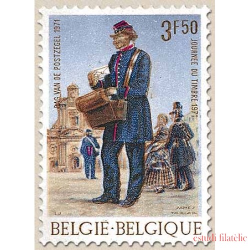 Bélgica - 1577 - 1971 Día del sello Cartero Lujo