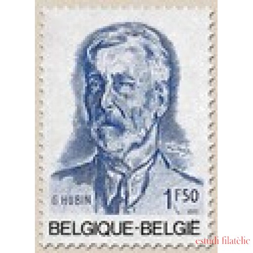 Bélgica - 1591 - 1971 Efigie de Georges Hubin, ministro Lujo