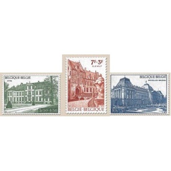 Bélgica - 1605/07 - 1971 Exp. filatélica inter Bélgica Bélgica - 1605/07 - 1971 Exp. filatélica inter Bélgica