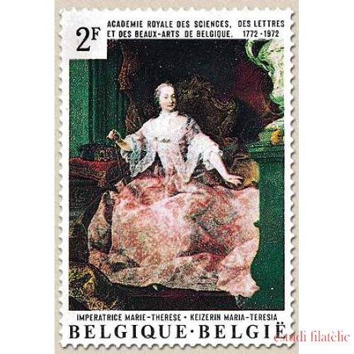 Bélgica - 1643 - 1972 200º Aniv. Real Academia de Cienzas, Letras y Bellas Artes de Bélgica Cuadro Lujo