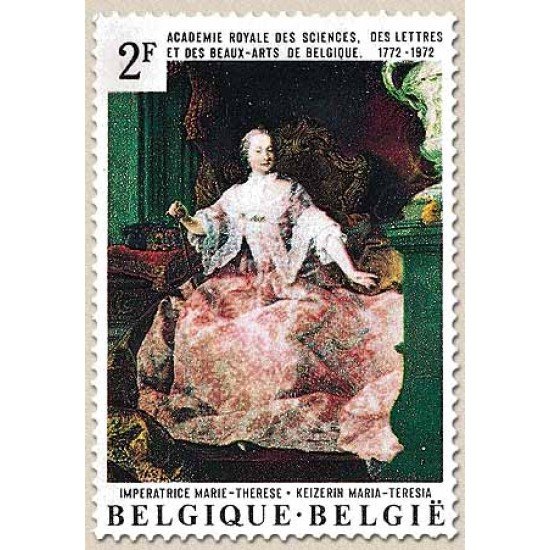 Bélgica - 1643 - 1972 200º Aniv. Real Academia de Cienzas, Letras y Bellas Artes de Bélgica Cuadro Lujo Bélgica - 1643 - 1972 200º Aniv. Real Academia de Cienzas, Letras y Bellas Artes de Bélgica Cuadro Lujo