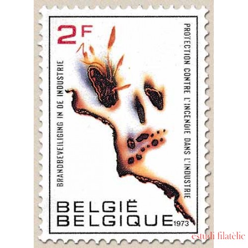 Bélgica - 1650 - 1973 Contra los incendios en la industria Lujo