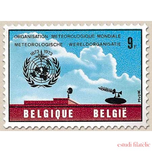 Bélgica - 1651 - 1973 Cent. Organización Meteorológica Mundial Lujo
