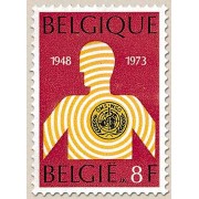 Bélgica - 1657 - 1973 25º Aniv. de la OMS Lujo
