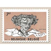 Bélgica - 1688 - 1973 75º Aniv. muerte del pintor F. Rops Lujo
