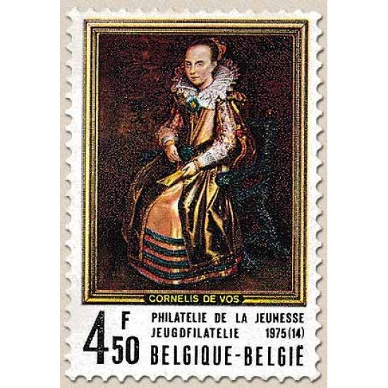 Bélgica - 1774 - 1975 Filatelia de la juventud Cuadro de Cornilis de Vos Lujo Bélgica - 1774 - 1975 Filatelia de la juventud Cuadro de Cornilis de Vos Lujo