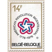 Bélgica - 1792 - 1976 Bicentenario independencia de EEUU Lujo