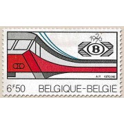 Bélgica - 1819 - 1976 50º Aniv. Sociedad belga del ferrocarril  Tren Lujo