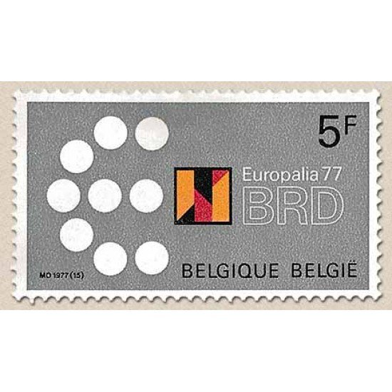Bélgica - 1862 - 1977 Festival dedicado a RFA Lujo Bélgica - 1862 - 1977 Festival dedicado a RFA Lujo