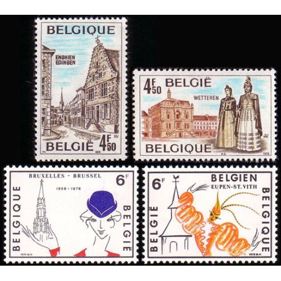 Bélgica - 1902/05 - 1978 Serie turística Lujo Bélgica - 1902/05 - 1978 Serie turística Lujo