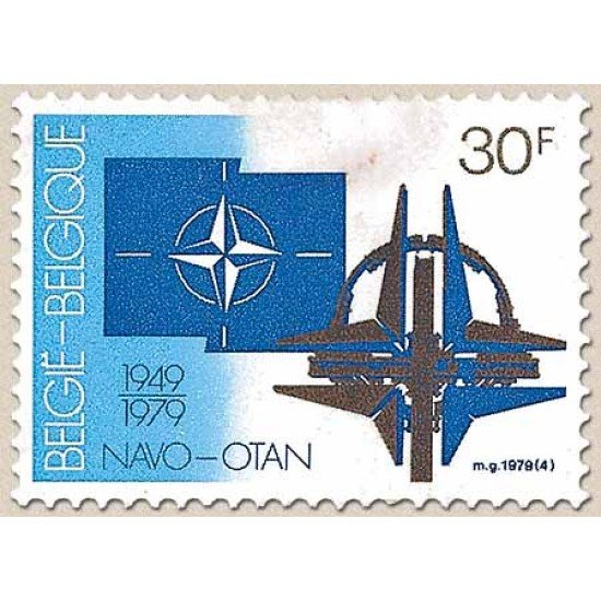 Bélgica - 1922 - 1979 30º Aniv. del tratado de la OTAN Lujo Bélgica - 1922 - 1979 30º Aniv. del tratado de la OTAN Lujo
