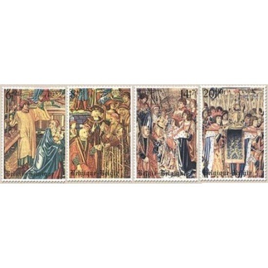 Bélgica - 1928/31 - 1979 Milenario de Bruselas Tapiz Leyenda de Notre-Dame de Sablon Bélgica - 1928/31 - 1979 Milenario de Bruselas Tapiz Leyenda de Notre-Dame de Sablon