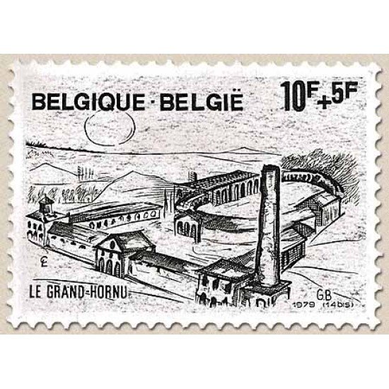 Bélgica - 1951 - 1979 Lugar arqueológico industrial Le Grand-Hornu Lujo Bélgica - 1951 - 1979 Lugar arqueológico industrial Le Grand-Hornu Lujo