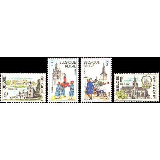 Bélgica - 1952/55 - 1979 Serie turística Lujo Bélgica - 1952/55 - 1979 Serie turística Lujo