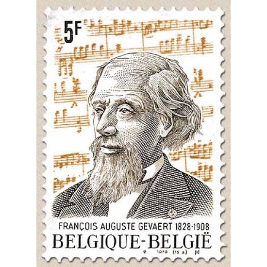 Bélgica - 1956 - 1979 150º Aniv. del compositor F.-A. Gevaert Lujo Bélgica - 1956 - 1979 150º Aniv. del compositor F.-A. Gevaert Lujo