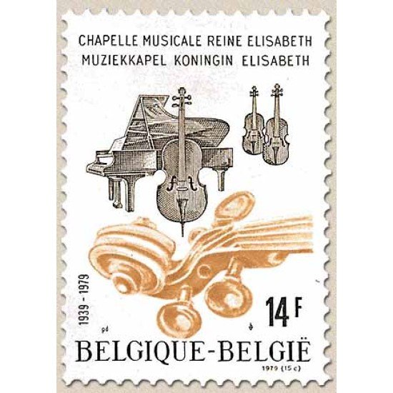 Bélgica - 1958 - 1979 40º Aniv. de la fundación Capilla musical reina Elisabeth Instrumentos Lujo Bélgica - 1958 - 1979 40º Aniv. de la fundación Capilla musical reina Elisabeth Instrumentos Lujo