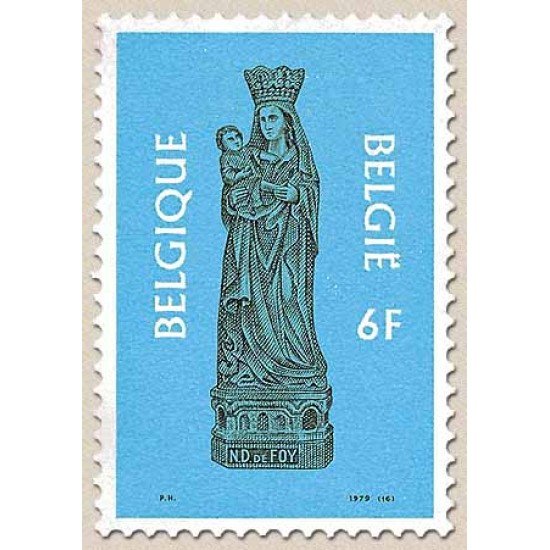 Bélgica - 1959 - 1979 Navidad Estatua de la virgen de Foy-Notre-Dame Lujo Bélgica - 1959 - 1979 Navidad Estatua de la virgen de Foy-Notre-Dame Lujo
