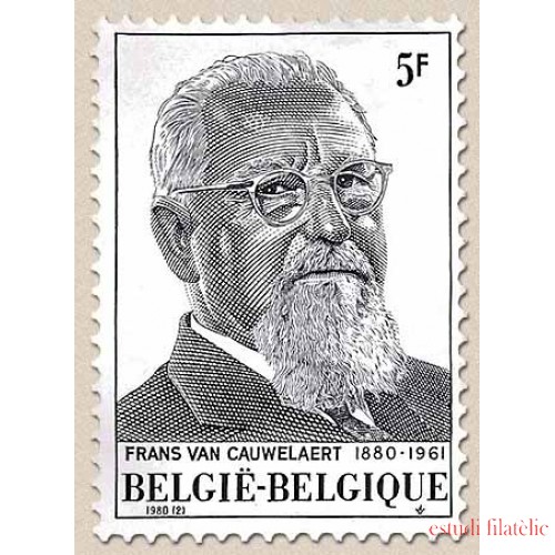 Bélgica - 1964 - 1980 100º Aniv. de Frans Van Cauwelaert Lujo