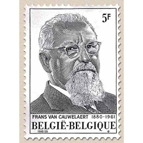 Bélgica - 1964 - 1980 100º Aniv. de Frans Van Cauwelaert Lujo Bélgica - 1964 - 1980 100º Aniv. de Frans Van Cauwelaert Lujo