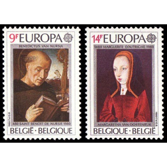 Bélgica - 1970/71 - 1980 Europa Personajes Célebres Cuadros Lujo Bélgica - 1970/71 - 1980 Europa Personajes Célebres Cuadros Lujo