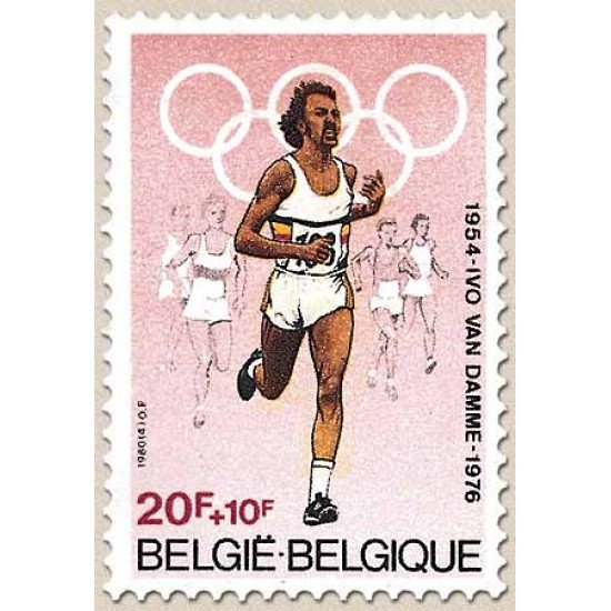 OLI1/S Bélgica Nº 1972 1980 Deportes Ivo van Damme, medallista olímpico Montreal OLI1/S Bélgica Nº 1972 1980 Deportes Ivo van Damme, medallista olímpico Montreal