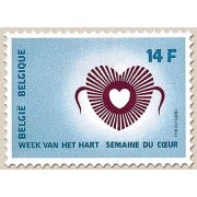 TEN/S Bélgica Belgium  Nº  1992  1980  Semana del corazón Lujo