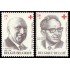 Bélgica Belgium  Nº 2241/42   1987  Sorteo Cruz Roja belga Retratos premios Nobel Lujo